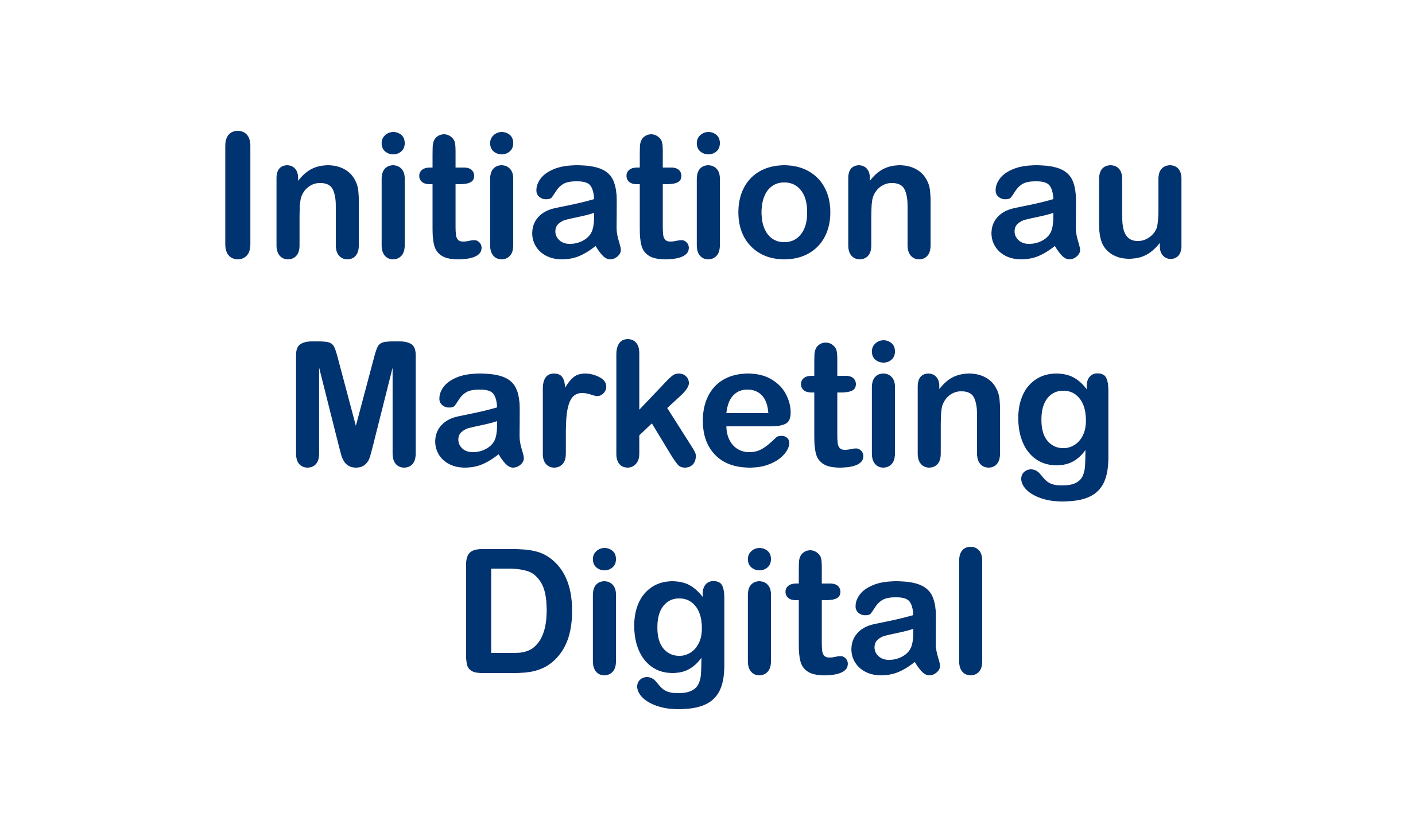 Initiation au Marketing Digital