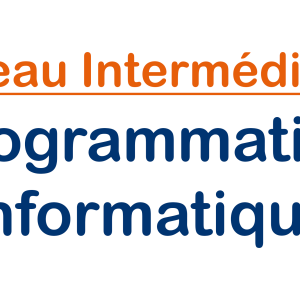Niveau Intermédiaire | Programmation